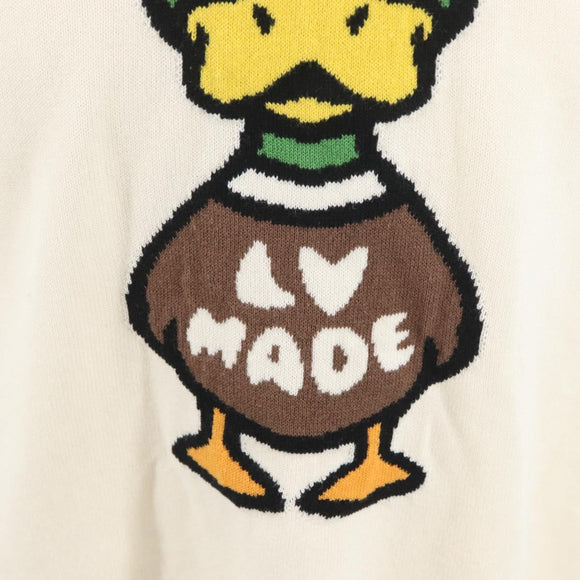 LOUIS VUITTON NIGO Intarsia Jacquard Duck Knit Cotton RM221M LV Auth BAZ829SAM
