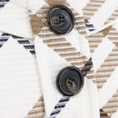 BURBERRY Nova Check Sleeveless Dress Shirt Cotton White Auth BAZ832A-5