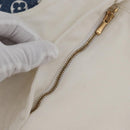 LOUIS VUITTON Monogram Denim Skirt White LV Auth BAZ834M-5
