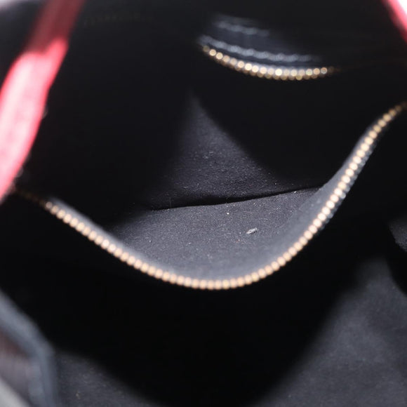 LOUIS VUITTON Epi Noe Shoulder Bag Bicolor Black Red M44017 LV Auth BAZ843
