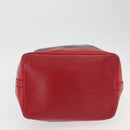 LOUIS VUITTON Epi Noe Shoulder Bag Bicolor Black Red M44017 LV Auth BAZ843-5