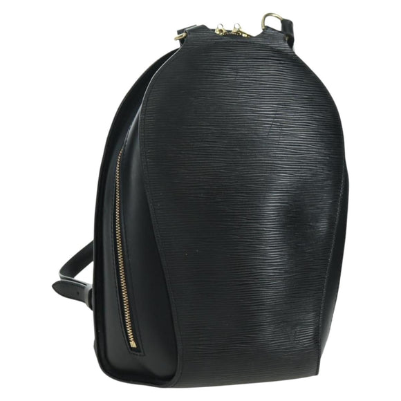 LOUIS VUITTON Epi Mabillon Backpack Black M52232 LV Auth BAZ844A