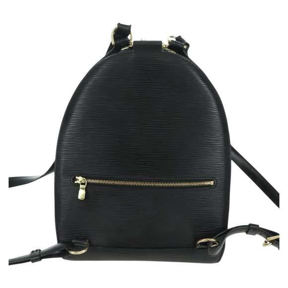 LOUIS VUITTON Epi Mabillon Backpack Black M52232 LV Auth BAZ844A