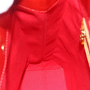 LOUIS VUITTON Monogram Vernis Reade MM Hand Bag Red Rouge M91086 LV Auth BAZ846-18