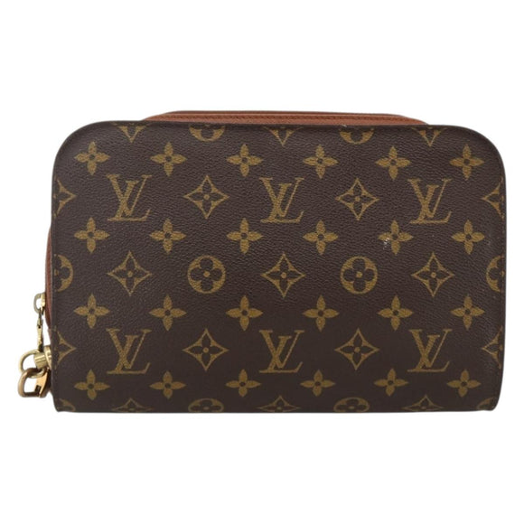 LOUIS VUITTON Monogram Orsay Clutch Bag M51790 LV Auth BAZ849