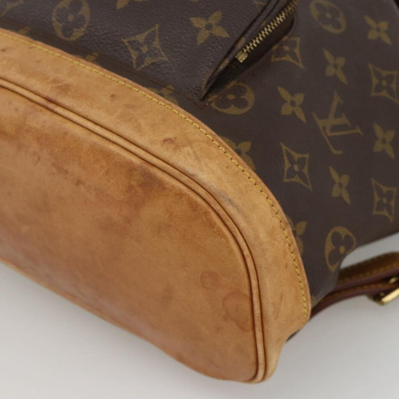 LOUIS VUITTON Monogram Montsouris MM Backpack M51136 LV Auth BAZ851