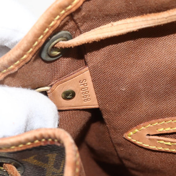 LOUIS VUITTON Monogram Montsouris MM Backpack M51136 LV Auth BAZ851