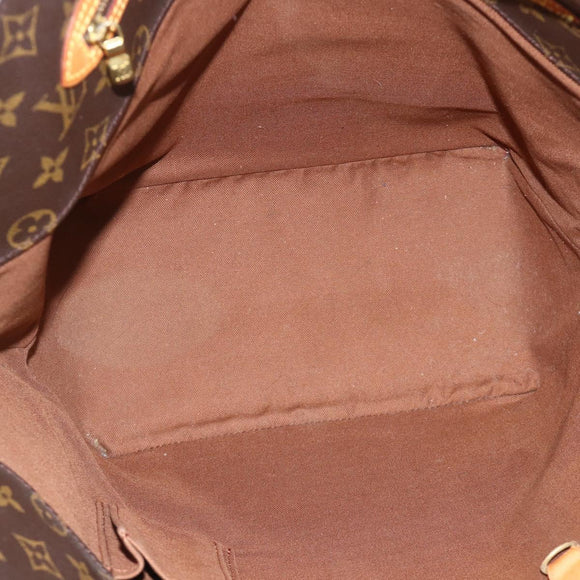 LOUIS VUITTON Monogram Sac Shopping Tote Bag M51108 LV Auth BAZ852