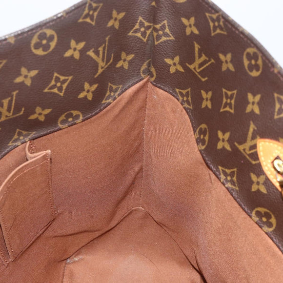 LOUIS VUITTON Monogram Sac Shopping Tote Bag M51108 LV Auth BAZ852