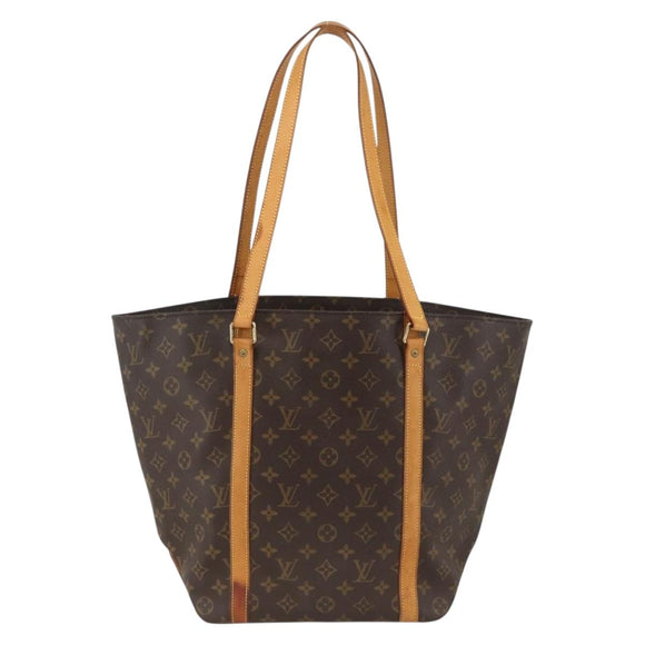 LOUIS VUITTON Monogram Sac Shopping Tote Bag M51108 LV Auth BAZ852