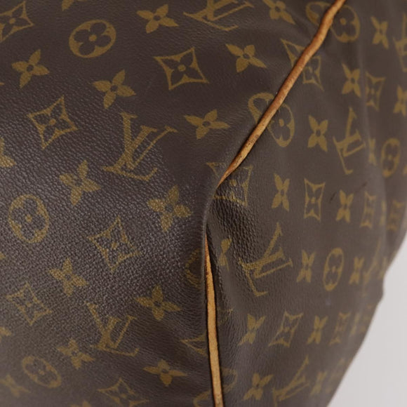 LOUIS VUITTON Monogram Sac Souple 55 Boston Bag M41622 LV Auth BAZ853