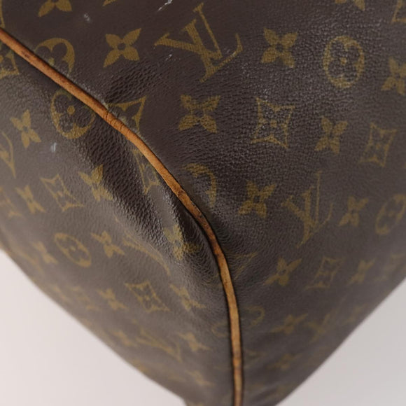 LOUIS VUITTON Monogram Sac Souple 55 Boston Bag M41622 LV Auth BAZ853