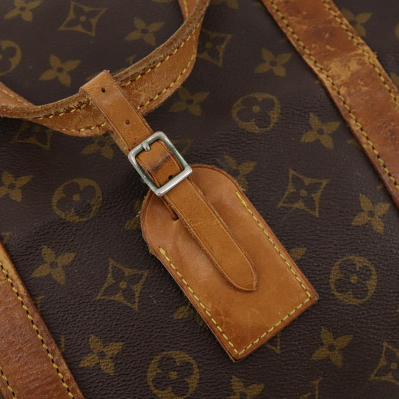 LOUIS VUITTON Monogram Sac Souple 55 Boston Bag M41622 LV Auth BAZ853