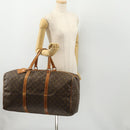LOUIS VUITTON Monogram Sac Souple 55 Boston Bag M41622 LV Auth BAZ853-23