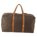 LOUIS VUITTON Monogram Sac Souple 55 Boston Bag M41622 LV Auth BAZ853-2