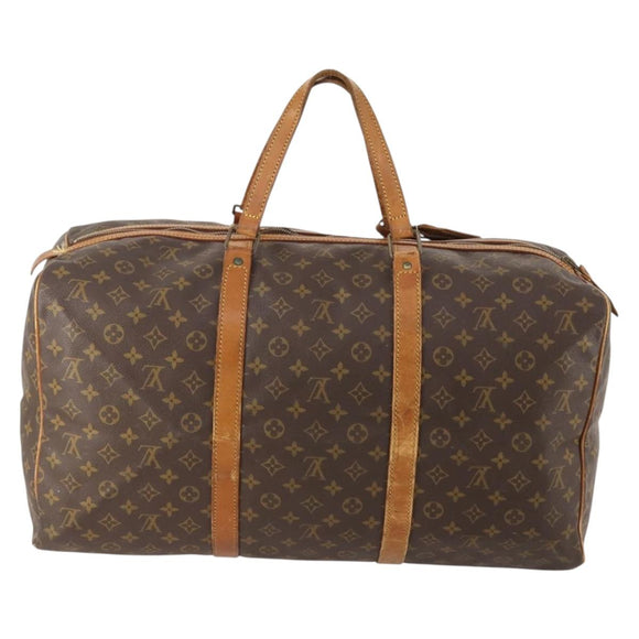 LOUIS VUITTON Monogram Sac Souple 55 Boston Bag M41622 LV Auth BAZ853