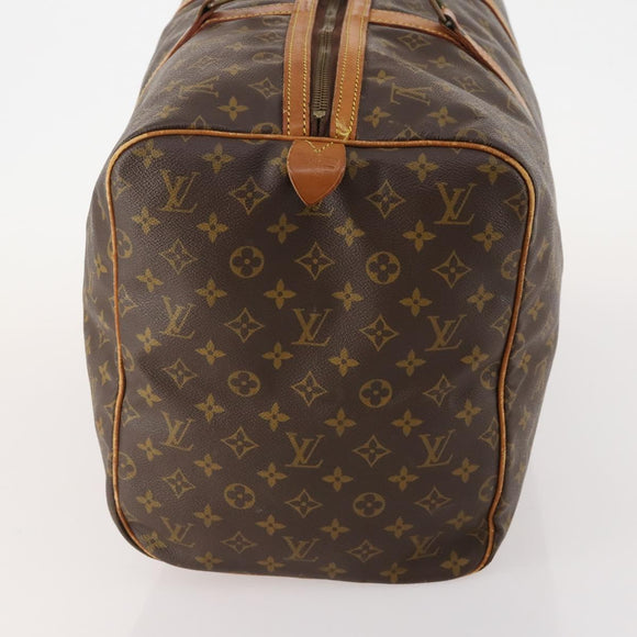 LOUIS VUITTON Monogram Sac Souple 55 Boston Bag M41622 LV Auth BAZ853