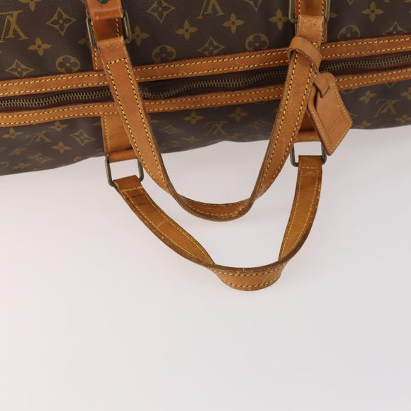 LOUIS VUITTON Monogram Sac Souple 55 Boston Bag M41622 LV Auth BAZ853