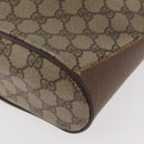 GUCCI GG Supreme Web Sherry Line Bag PVC Beige Gold 164 02 034 Auth BAZ858-16