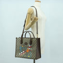 GUCCI GG Supreme Donald Disney Collaboration PVC 2way Beige 648134 Auth BAZ859SM-27