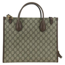 GUCCI GG Supreme Donald Disney Collaboration PVC 2way Beige 648134 Auth BAZ859SM-2