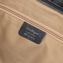 Salvatore Ferragamo Gancini Hand Bag Leather Black Gold Auth BAZ862A-12