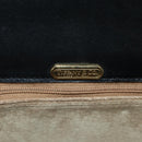 TIFFANY&Co. Chain Shoulder Bag Leather 2way Black Gold Auth BAZ864V-19