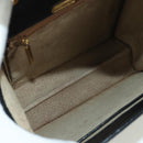 TIFFANY&Co. Chain Shoulder Bag Leather 2way Black Gold Auth BAZ864V-10