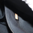 CHANEL COCO Mark Tragetasche Lackleder Schwarz Gold CC Auth BAZ868-11