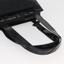 CHANEL COCO Mark Tragetasche Lackleder Schwarz Gold CC Auth BAZ868-7