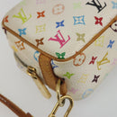 LOUIS VUITTON Monogram Multicolor Trousse Wapity Pouch White M58033 Auth BAZ880A-14