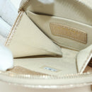 CHANEL Matelasse Air Pods Case & Coin Purse Lamb Skin Gold CC Auth BAZ881SAM-17