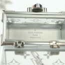 LOUIS VUITTON Trunk Box Pouch Bag metal Silver M00752 LV Auth BAZ882SAM-21