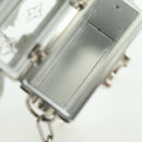 LOUIS VUITTON Trunk Box Pouch Bag metal Silver M00752 LV Auth BAZ882SAM-10