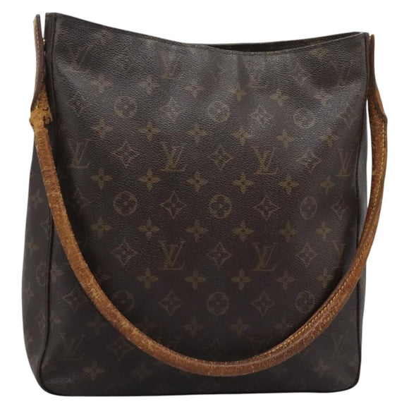 LOUIS VUITTON Monogram Looping GM Shoulder Bag M51145 LV Auth BD001