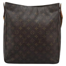 LOUIS VUITTON Monogram Looping GM Shoulder Bag M51145 LV Auth BD001-13