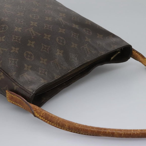 LOUIS VUITTON Monogram Looping GM Shoulder Bag M51145 LV Auth BD001