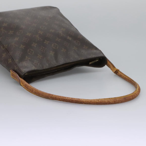LOUIS VUITTON Monogram Looping GM Shoulder Bag M51145 LV Auth BD001