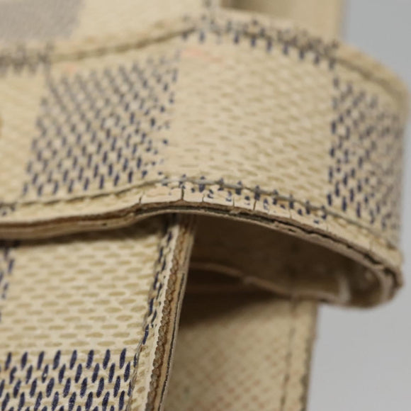 LOUIS VUITTON Damier Azur Agenda MM Day Planner Cover R20707 LV Auth BD009