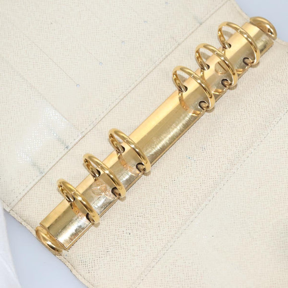 LOUIS VUITTON Damier Azur Agenda MM Day Planner Cover R20707 LV Auth BD009