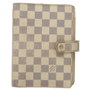 LOUIS VUITTON Damier Azur Agenda MM Day Planner Cover R20707 LV Auth BD009-13