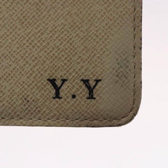 LOUIS VUITTON Damier Azur Agenda MM Day Planner Cover R20707 LV Auth BD009