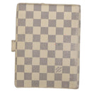 LOUIS VUITTON Damier Azur Agenda MM Day Planner Cover R20707 LV Auth BD009-2
