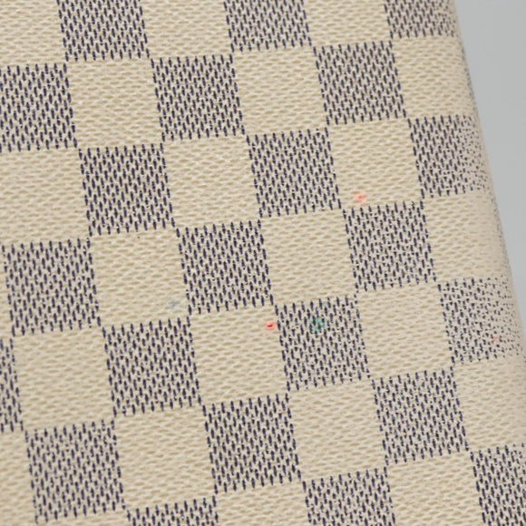 LOUIS VUITTON Damier Azur Agenda MM Day Planner Cover R20707 LV Auth BD009