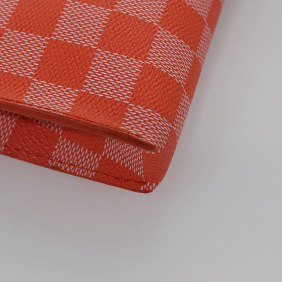LOUIS VUITTON Damier Color Elemon Clutch Bag Orange Pimon N41299 LV Auth BD015