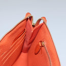 LOUIS VUITTON Damier Color Elemon Clutch Bag Orange Pimon N41299 LV Auth BD015-18