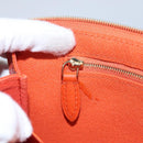 LOUIS VUITTON Damier Color Elemon Clutch Bag Orange Pimon N41299 LV Auth BD015-20