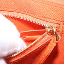 LOUIS VUITTON Damier Color Elemon Clutch Bag Orange Pimon N41299 LV Auth BD015-12