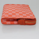 LOUIS VUITTON Damier Color Elemon Clutch Bag Orange Pimon N41299 LV Auth BD015-4