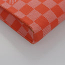 LOUIS VUITTON Damier Color Elemon Clutch Bag Orange Pimon N41299 LV Auth BD015-7